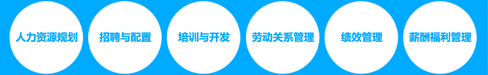 正航HRM六大管理模块