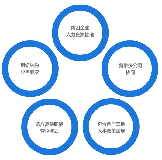 正航HRM支持跨地域分布、多组织的集团化HRM应用