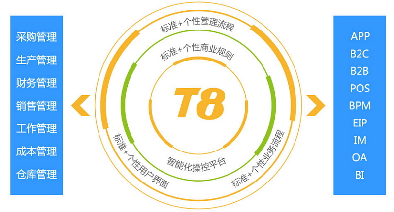 正航T8：标准化+个性化管理